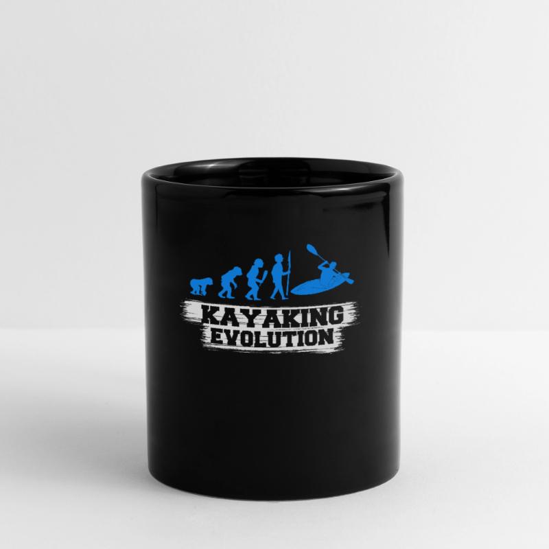 Kayaking Evolution Full Colour Mug