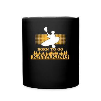 Né kayak kayak - Mug uni - noir - Devant
