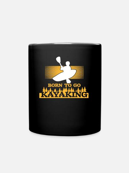 Né kayak kayak - Mug uni - noir