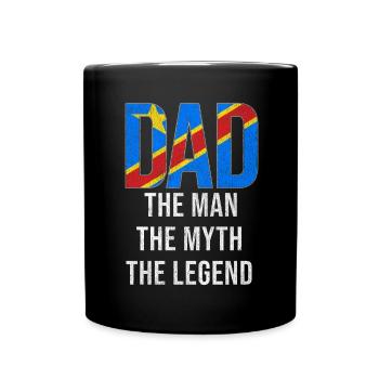 République démocratique du Congo fête des pères - Mug uni - noir - Devant