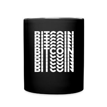 BITCOIN - Full Colour Mug - black - Front