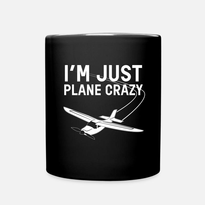 Avion fou - Mug uni - noir