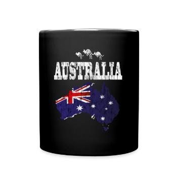 australia - Full Colour Mug - black - Front