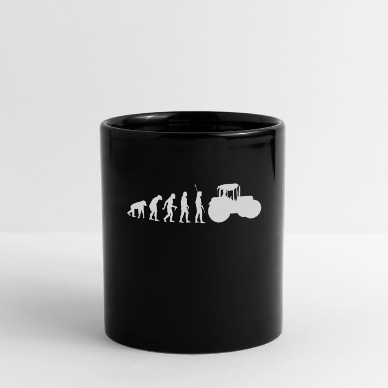 Evolution tractor Tasse einfarbig