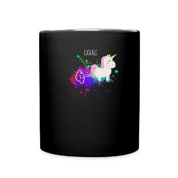 Licorne Licorne Licorne - Mug uni - noir - Devant