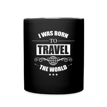 Globetrotter Travel - Full Colour Mug - black - Front