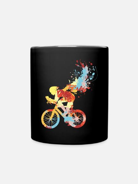 Vélo de route - Mug uni - noir