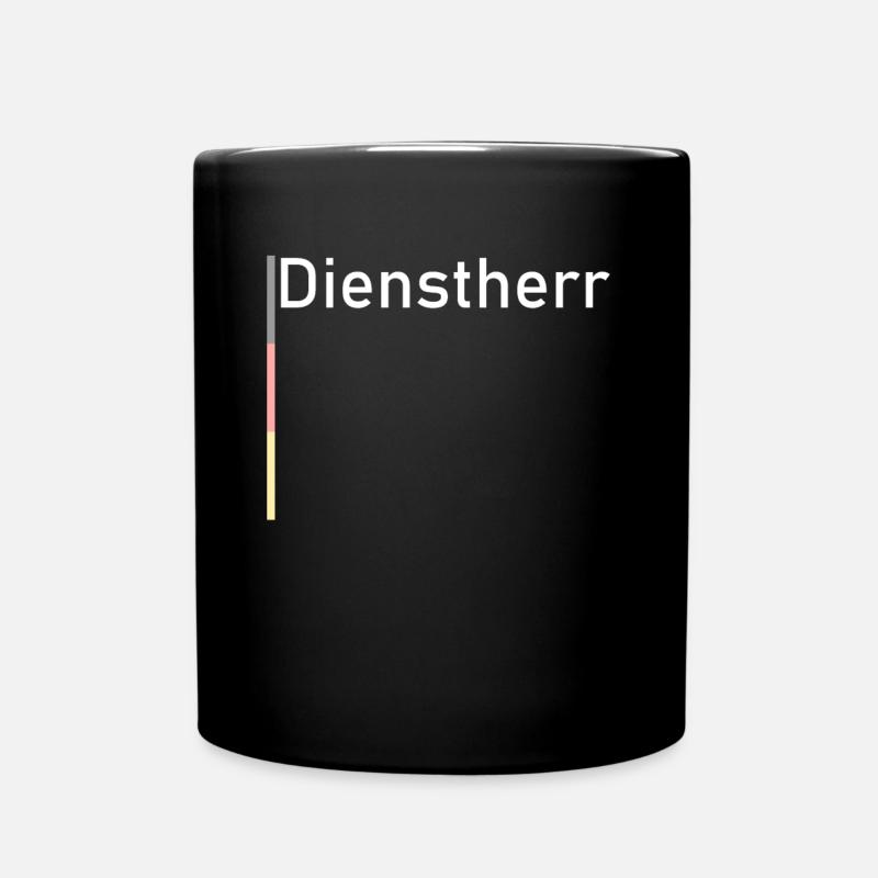 Beamte - Tasse einfarbig - Schwarz