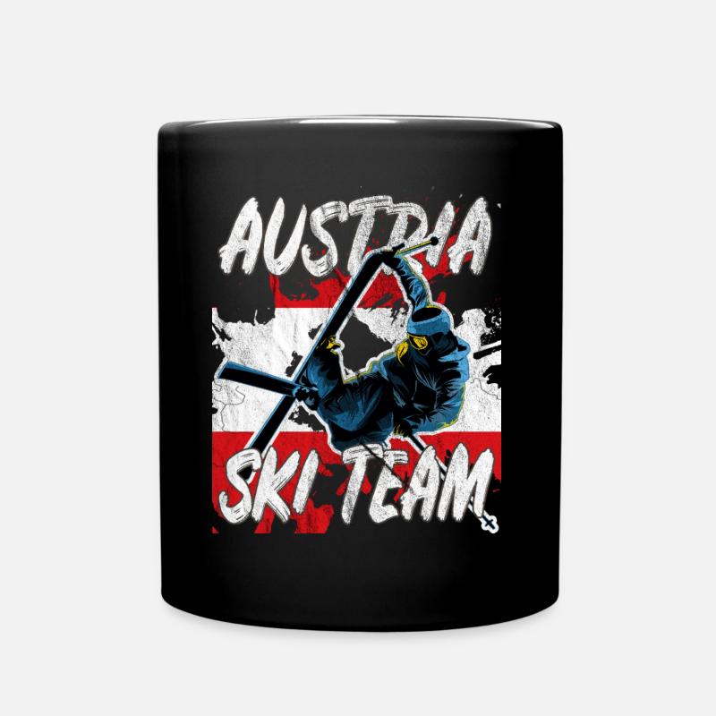 Austria Ski-Team - Tasse einfarbig - Schwarz