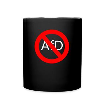 Anti AfD - Mug uni - noir - Devant