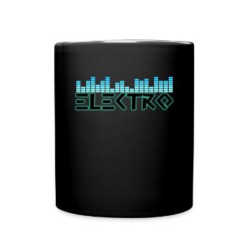 Electro - Tasse einfarbig - Schwarz - Vorne