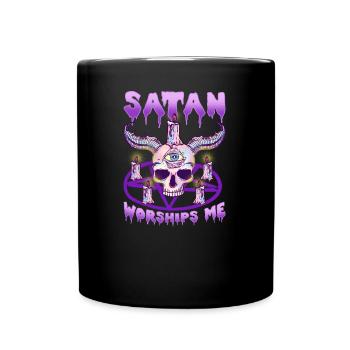 T-shirt Goth Goth pour Satanistes I Satan - Mug uni - noir - Devant