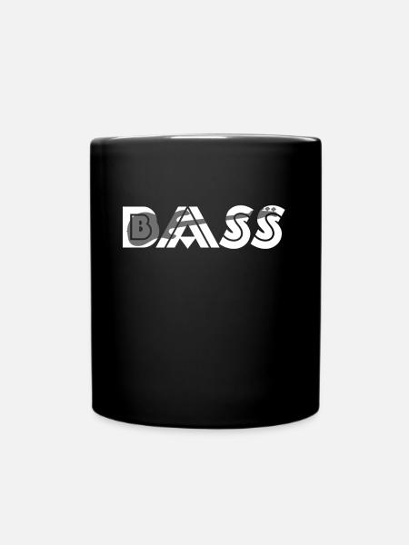 Bass bassist rock band - Full Colour Mug - black