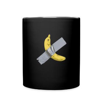 Banana Tape - Full Colour Mug - black - Front