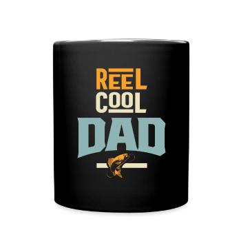 Die Spulen-coole Vati-Vater-Großvater-Geschenke der Männer - Tasse einfarbig - Schwarz - Vorne