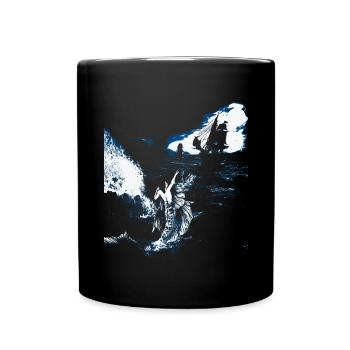 The call of the mermaid - Full Colour Mug - black - Front