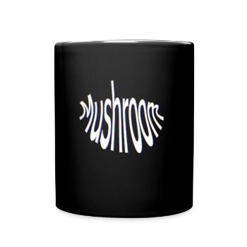 Mushroom - Tasse einfarbig - Schwarz - Vorne
