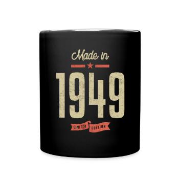 Made In 1949 Birthday Gift - Full Colour Mug - black - Front