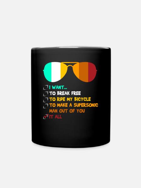 I Want... to Break Free - Mug uni - noir