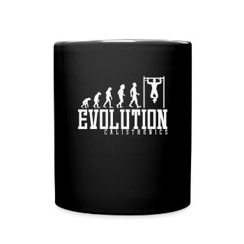 Évolution de la callisthénie - Mug uni - noir - Devant