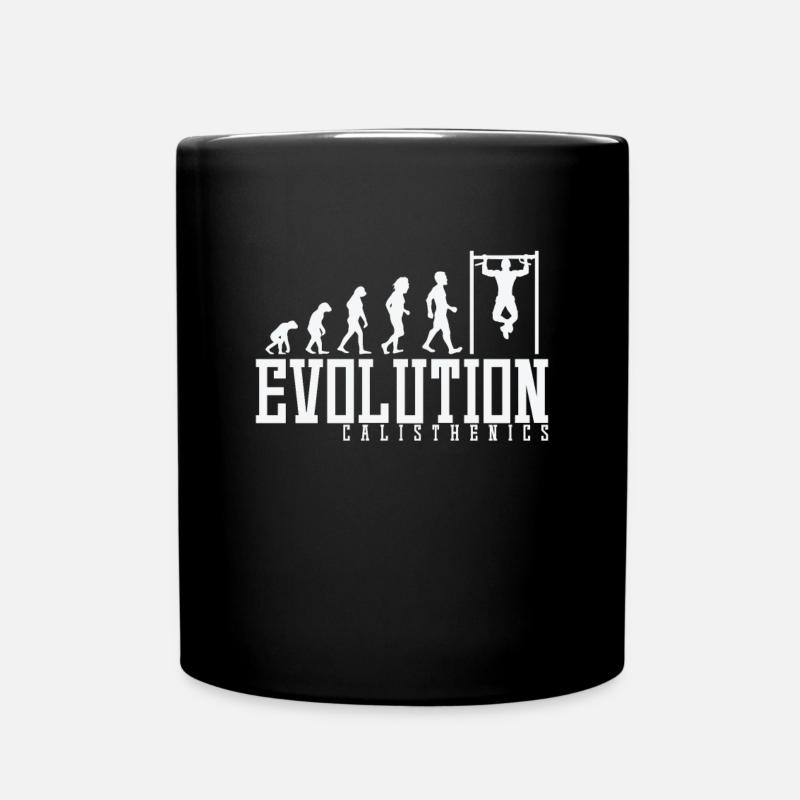 Evoluzione calisthenics - Tazza monocolore - nero