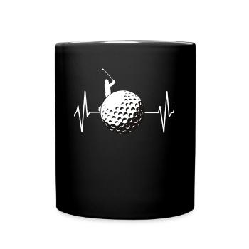 Golf golfer golf golf course golf clubs - Full Colour Mug - black - Front