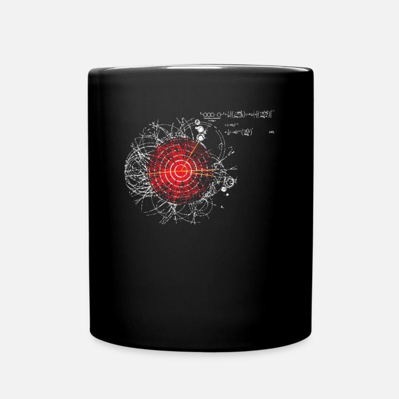 Higgs Boson Particle Physics University - Full Colour Mug - black