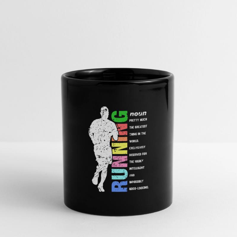 Marathon Runner Gift Fun Runner Definition Runner Full Colour Mug