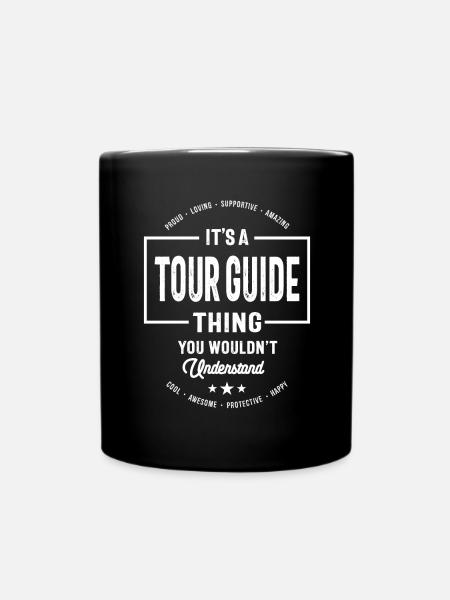 Titre du poste de guide touristique - Mug uni - noir