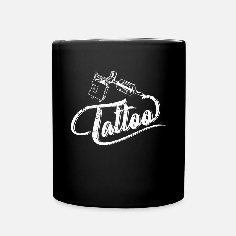Tattoo Maschine - Tasse einfarbig - Schwarz