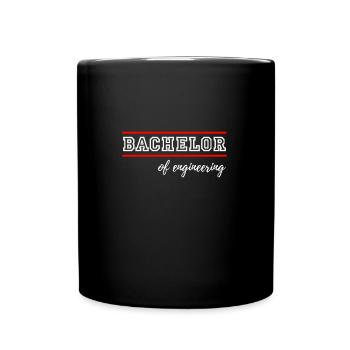 Bachelor of engineering - Tasse einfarbig - Schwarz - Vorne