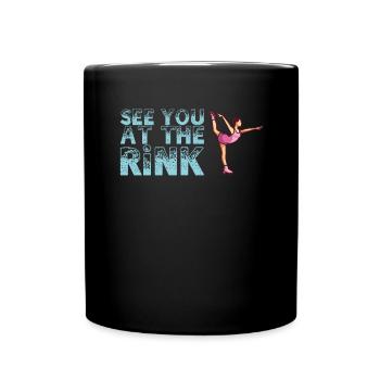 Lac You At The Rink - Patinage artistique - Mug uni - noir - Devant