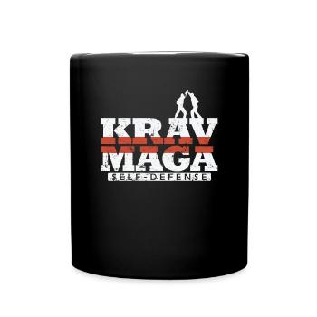 Krav Maga Self-Defense Melee - Full Colour Mug - black - Front