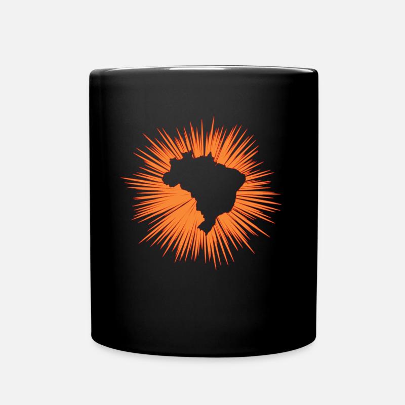 Brasilien - Tasse einfarbig - Schwarz