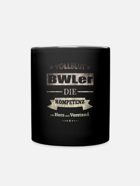 BWL Student - Tasse einfarbig - Schwarz