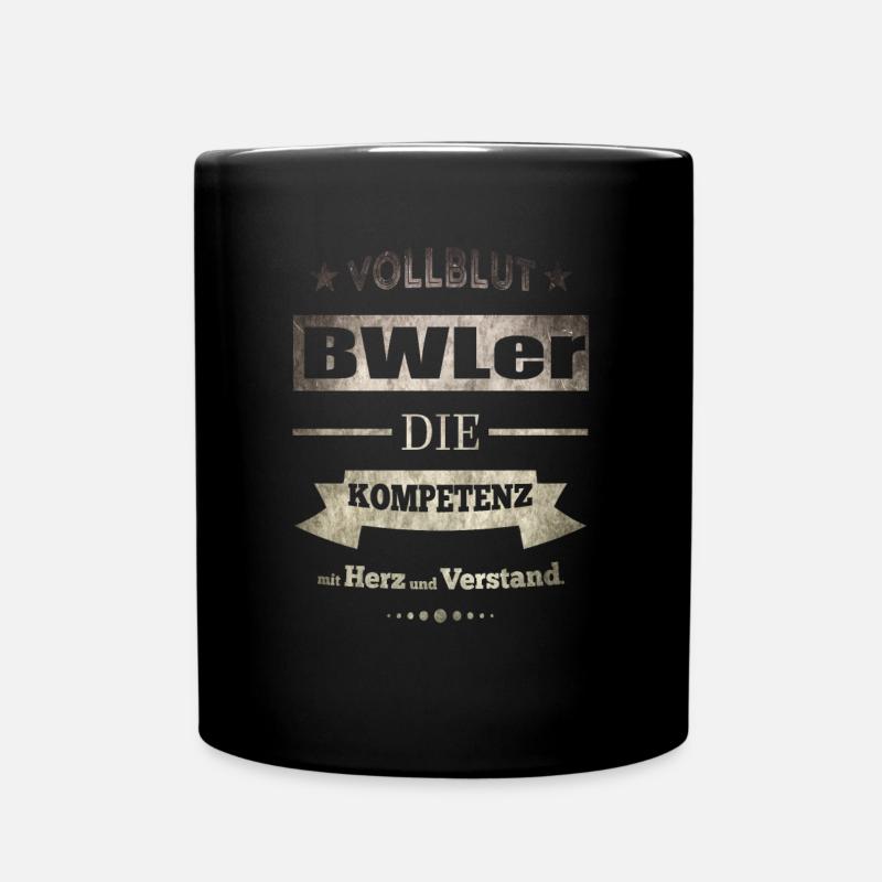 BWL Student - Tasse einfarbig - Schwarz