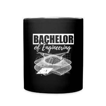 Bachelor of Engineering Spruch - Tasse einfarbig - Schwarz - Vorne