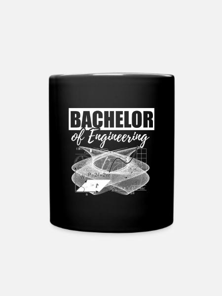 Bachelor of Engineering Spruch - Tasse einfarbig - Schwarz