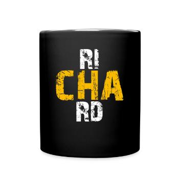 Richard - Tasse einfarbig - Schwarz - Vorne