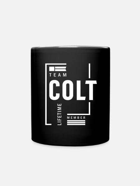 Colt Nom personnalisé Cadeau d’anniversaire - Mug uni - noir