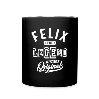 Felix Nom personnalisé Cadeau d’anniversaire - Mug uni - noir - Devant