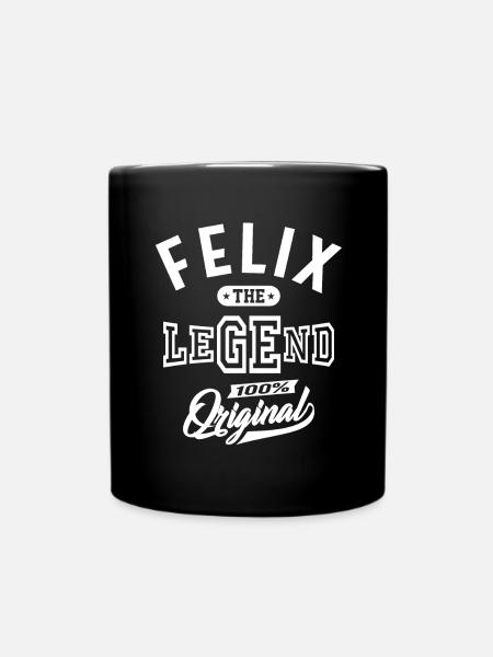 Felix Nom personnalisé Cadeau d’anniversaire - Mug uni - noir