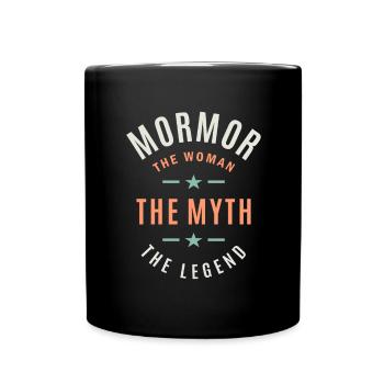 Womens Mormor The Woman Myth Legend Christmas - Full Colour Mug - black - Front