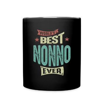 Mens Best Nonno Ever Funny Dad / Opa - Tasse einfarbig - Schwarz - Vorne