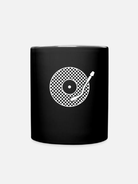 Ska Vinyl Schallplatte Jazz Musikstil - Tasse einfarbig - Schwarz