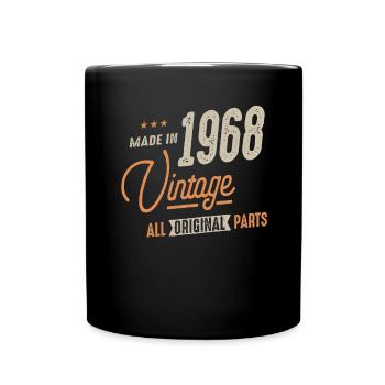 1968 Vintage Original Parts - 54ème anniversaire Retro - Mug uni - noir - Devant