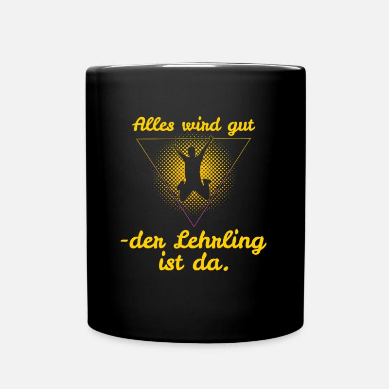 Lehrling - Tasse einfarbig - Schwarz
