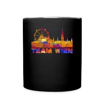 Vienna City of Vienna - Full Colour Mug - black - Front