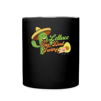 Baby - Salad Taco Talks About Twins - Full Colour Mug - black - Front