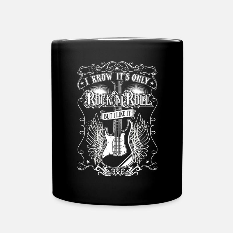 Es Ist Rock And Roll - E-Gitarre - Tasse einfarbig - Schwarz